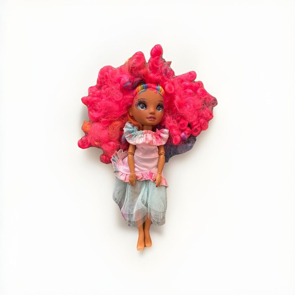 Rainbow High Rockstar Carmen Major Fashion Doll W/Pink Hair,Distressed|2021 MGA